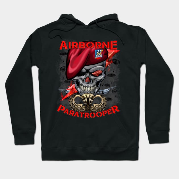 paratrooper Us Army Hoodie by JOISDRAW ART